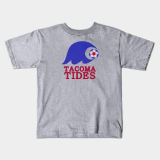 Defunct Tacoma Tides Soccer 1976 Kids T-Shirt